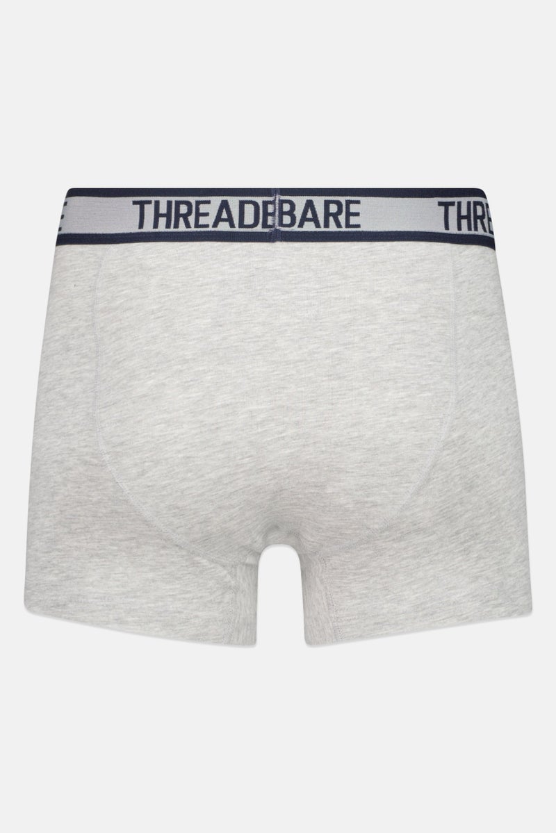 Threadbare Men 3 Pieces Brand Logo Boxers, Multicolor - Image 4