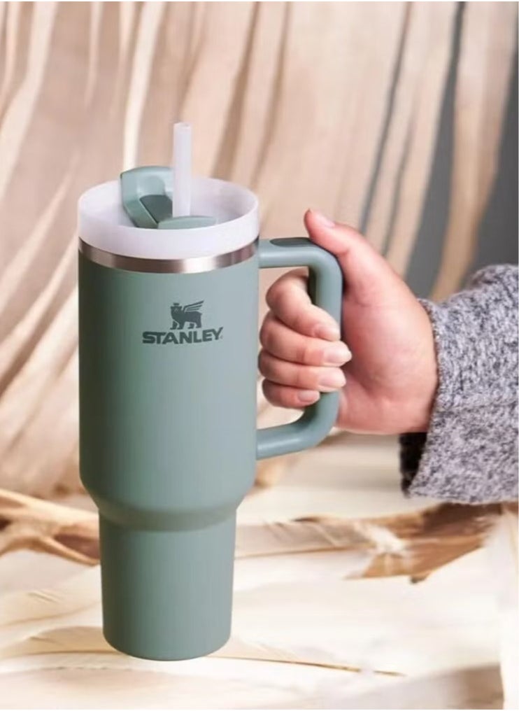Stanley - Stanley Quencher 2.0  Stainless Steel Vacuum Insulated Tumbler with Lid and Straw for Water, Iced Tea or Coffee, Rose Quartz,40oz/1180ml - Image 1