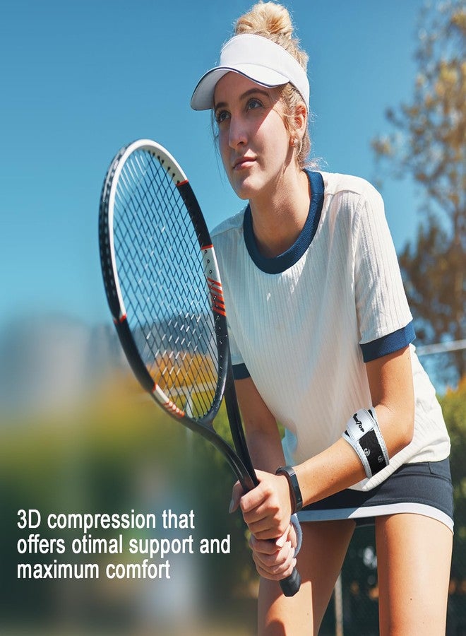 Seektop Tennis Elbow Brace for Tendonitis and Tennis Elbow for Women Men, 3D Air Cushion Paded for Golfers Elbow Relief, Adjustable Elbow Support Strap for Work Sport Injuries Recovery - Image 5