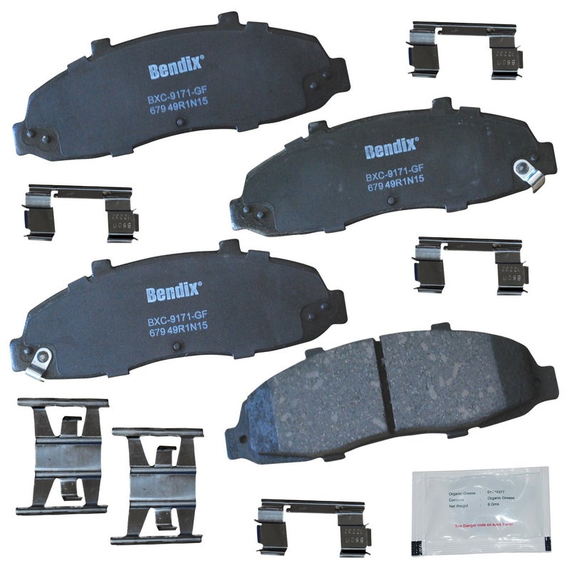 Bendix Priority1 CFC679 Ceramic Front Brake Pads for Ford F-150 2003-1997, F-150 Heritage 2004, F-250 2007-2000, Lobo 1998-1997, Lobo 2003-2000, Lincoln Blackwood 2003-2002 - Image 2