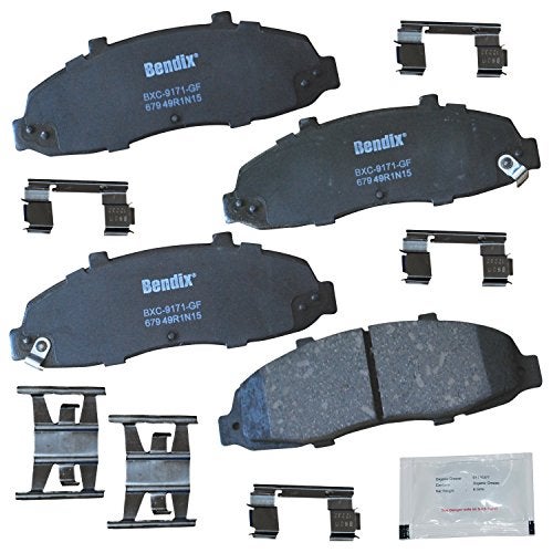 Bendix Priority1 CFC679 Ceramic Front Brake Pads for Ford F-150 2003-1997, F-150 Heritage 2004, F-250 2007-2000, Lobo 1998-1997, Lobo 2003-2000, Lincoln Blackwood 2003-2002 - Image 1