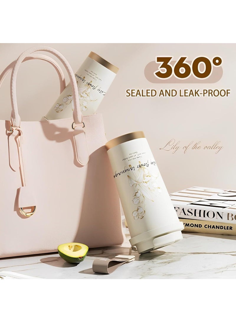 Y&D Simple Modern Travel Coffee Mug Tumbler with 360° Sealing Ceramic-Lined Insulated Stainless Steel Cold Brew Iced Coffee Cup Thermos Gifts for Women Men Her Him 17oz  - Image 5