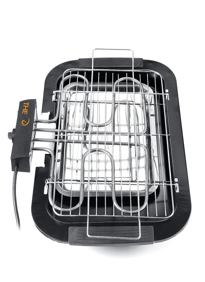 Generic Smokeless Indoor/Outdoor Electric Grill Portable Tabletop Grill Kitchen BBQ Grills Adjustable  - Image 2