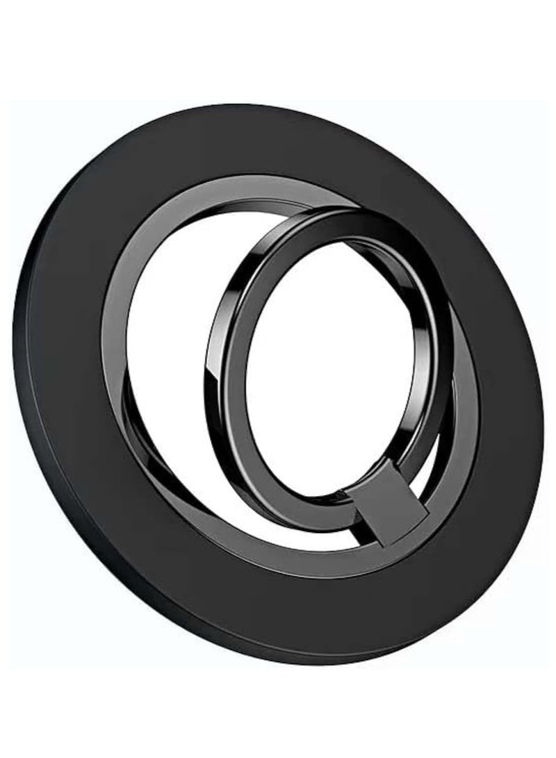TIGER Magnetic Phone Ring Holder Magsafe HaloLock Stand for MagSafe, Adjustable Kickstand (black) - Image 1