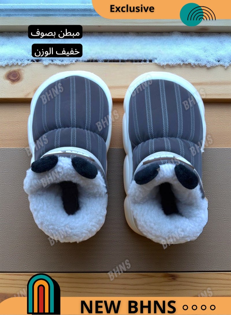 بوت شتوي للأطفال – جزمة اطفال شتوية دافئة | خفيفة ومريحة للمشي - شوز اطفال - جزم اطفال فصل الشتاء - بوت اطفال - حذاء شتوي للمدرسه - مناسب للبنات - للاولاد - بناتي - ولادي - Image 3