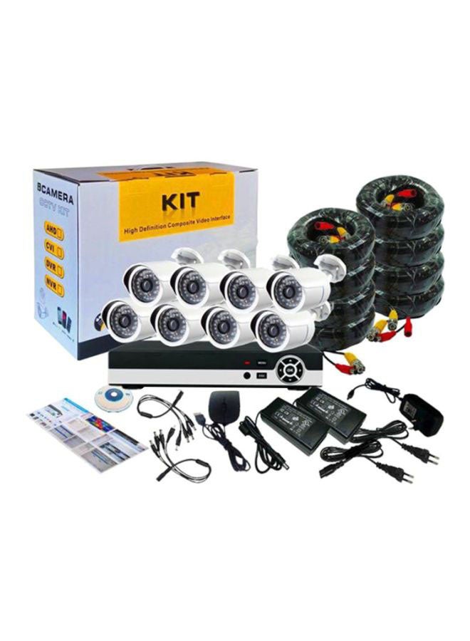 تومفيجن كاميرا رؤية ليلية للاستخدام في الأماكن الخارجية من 8 قطع مع مسجل فيديو رقمي - Image 1