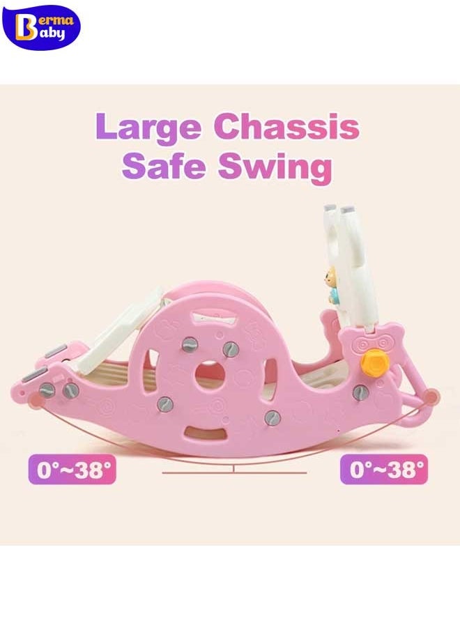 Berma Baby - 3-In-1 Baby Slide, Rocking, Swing Horse - Image 1