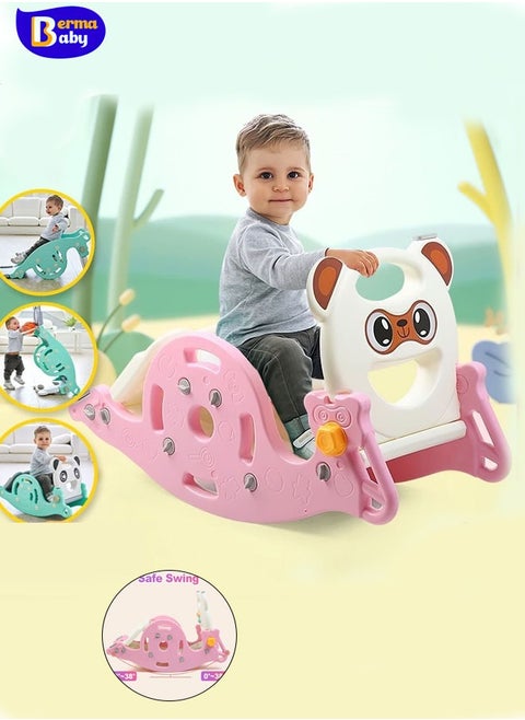 3-In-1 Baby Slide, Rocking, Swing Horse