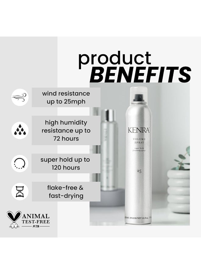 كينرا رذاذ حجم 25 رذاذ تثبيت فائق للتشطيب والتصفيف، 10 أونصة - Image 2