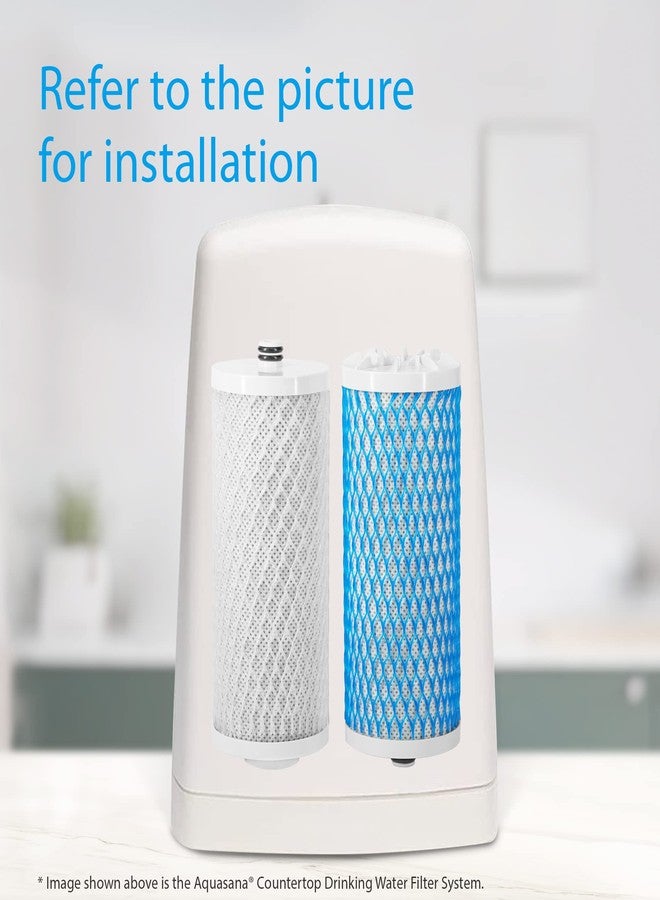 ووتر دروب فلتر مياه Waterdrop للطاولة، بديل لفلتر Aquasana® البديل، AQ-4035®، AQ 4025، مناسب لأنظمة مياه الشرب AQ4000، AQ4050، AQ4500 - Image 2