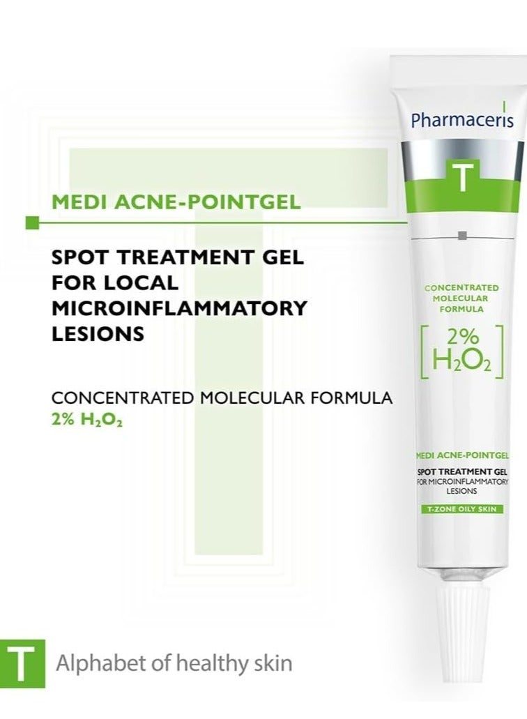 Pharmaceris T-zone Oily & Acne Skin, Spot Treatment Gel, Medi Acne Pointgel, 10ml - Image 4