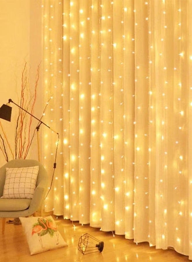 Cady One Decorative curtain string lights, 3m x 3m, 200 LED bulbs - Image 1