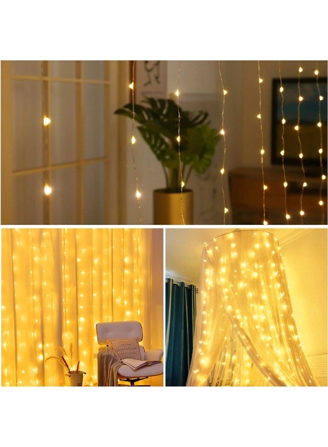 Cady One Decorative curtain string lights, 3m x 3m, 200 LED bulbs - Image 3
