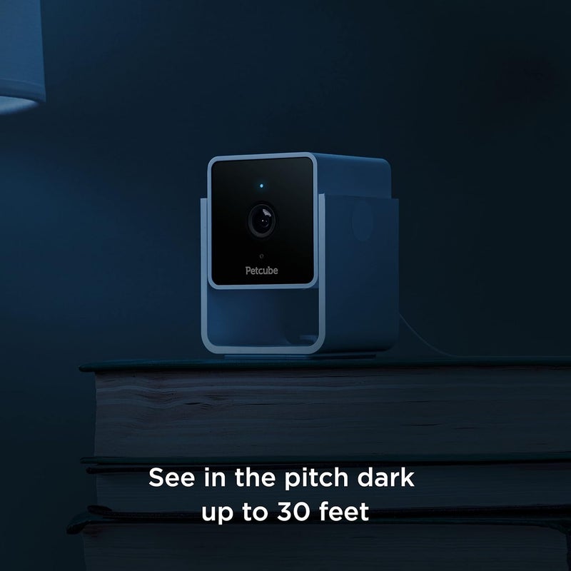Petcube Cam Indoor Home Security Camera with 1080p HD Video, Two-Way Audio, Motion Detection, and Phone App, Night Vision Wi-Fi Camera for Apartment Security, Video Baby Monitor, Pet Camera (2pack) - Image 2