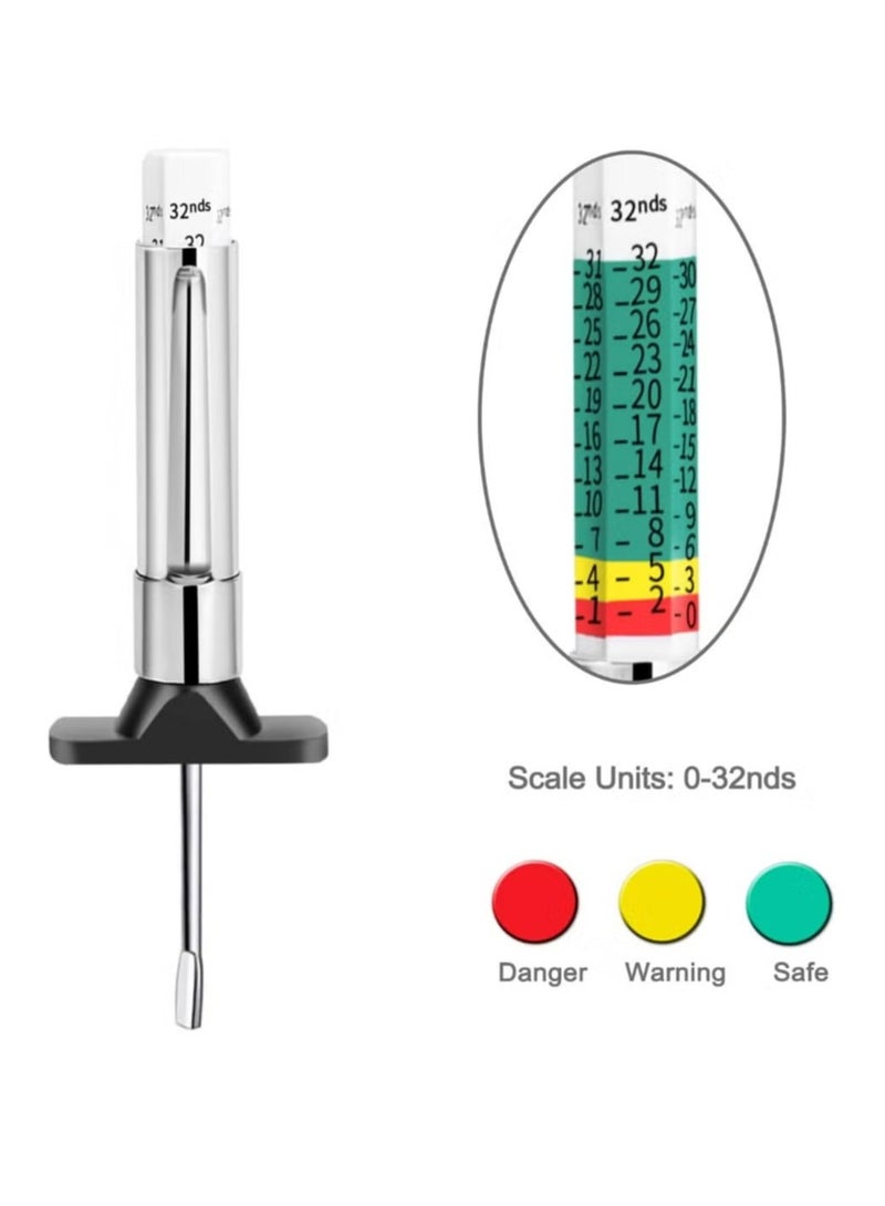 GMORO Smart Color Coded Tire Tread Depth Gauge - Image 3