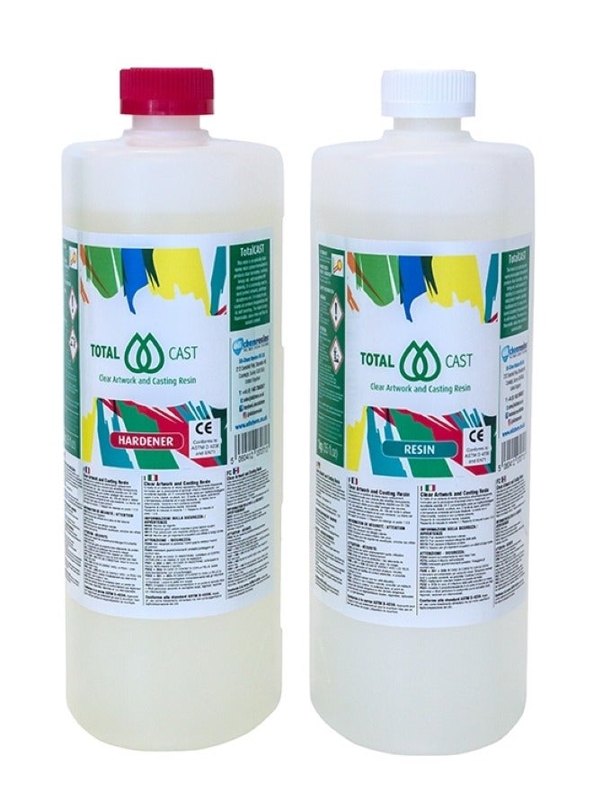 TOTALCAST Clear Art Casting Resin For Casting Projects 2 Kg - Image 1