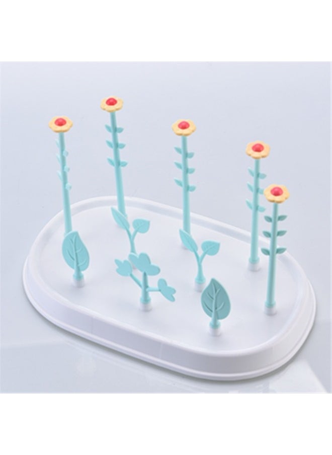 Generic - Baby Bottle Drying Rack, Easy to Disassemble Drying Rack, Lightweight and Large Capacity, for Bottles, Teats, Cups, Pump Parts and Accessories, Made of Safe and Eco-friendly Material, BPA Free - Image 1