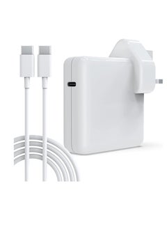 MacBook Pro Charger 61W USB C Power Adapter For Mac Book Pro 12 13 15 16 Air 2018 2019 2020 2021 Fast Charging And Data Syncing With 6.6Ft Type-C Charge Cable