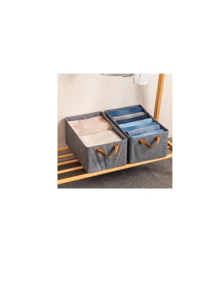 2 Pieces Clothes Storage Box Space Saver Home Storage Box  - Image 5