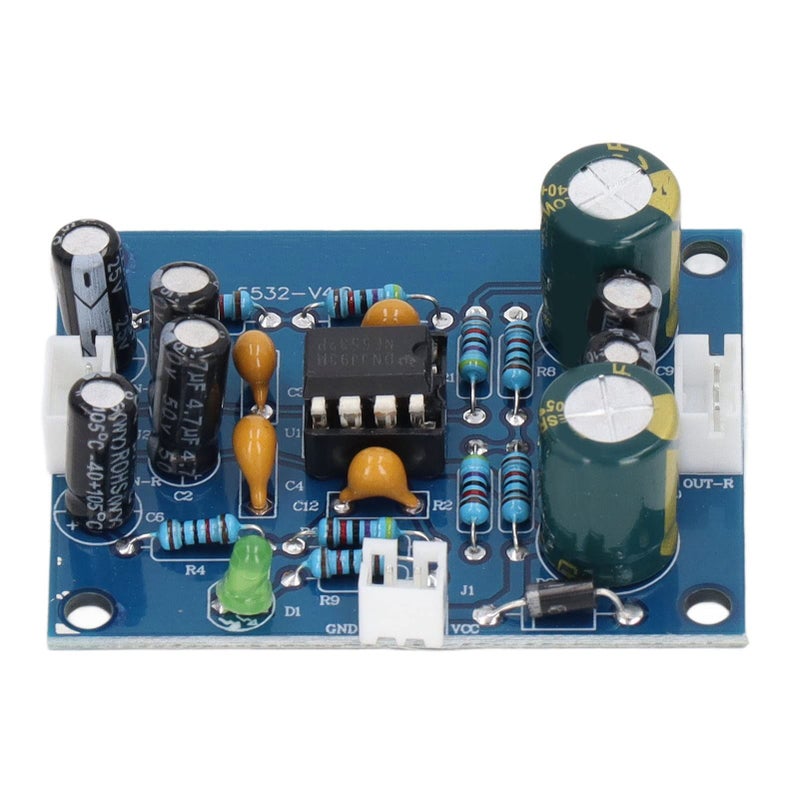 Audio Preamplifier Module Board With Electronic Components For Low Sensitivity Audio Sources Easy Installation - Image 2