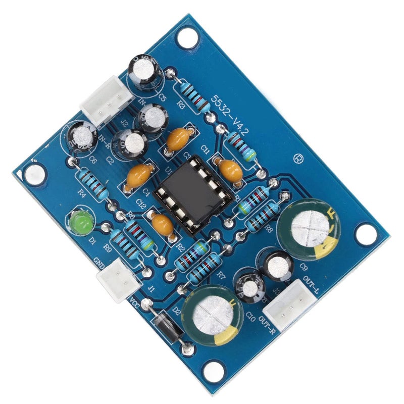 Audio Preamplifier Module Board With Electronic Components For Low Sensitivity Audio Sources Easy Installation - Image 4