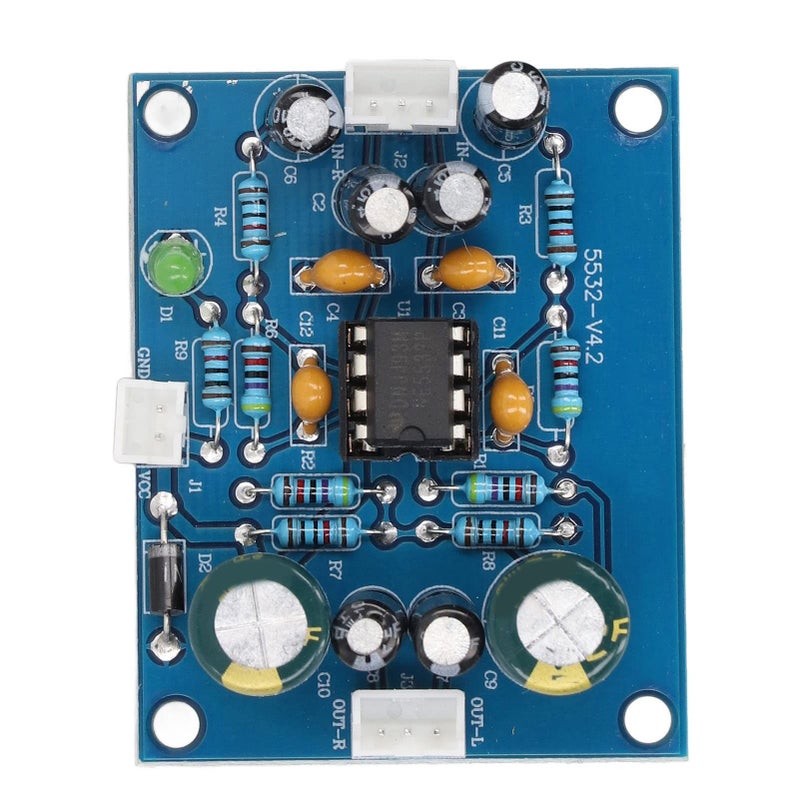 Audio Preamplifier Module Board With Electronic Components For Low Sensitivity Audio Sources Easy Installation - Image 3