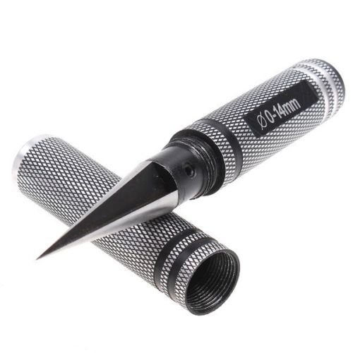 Share Goo ShareGoo 0-14mm Aluminum Alloy Expanding Hole Puncher Opener Reamer Tools with Protective Sleeve for RC Car Truck Body Shell Connector,Black - Image 2