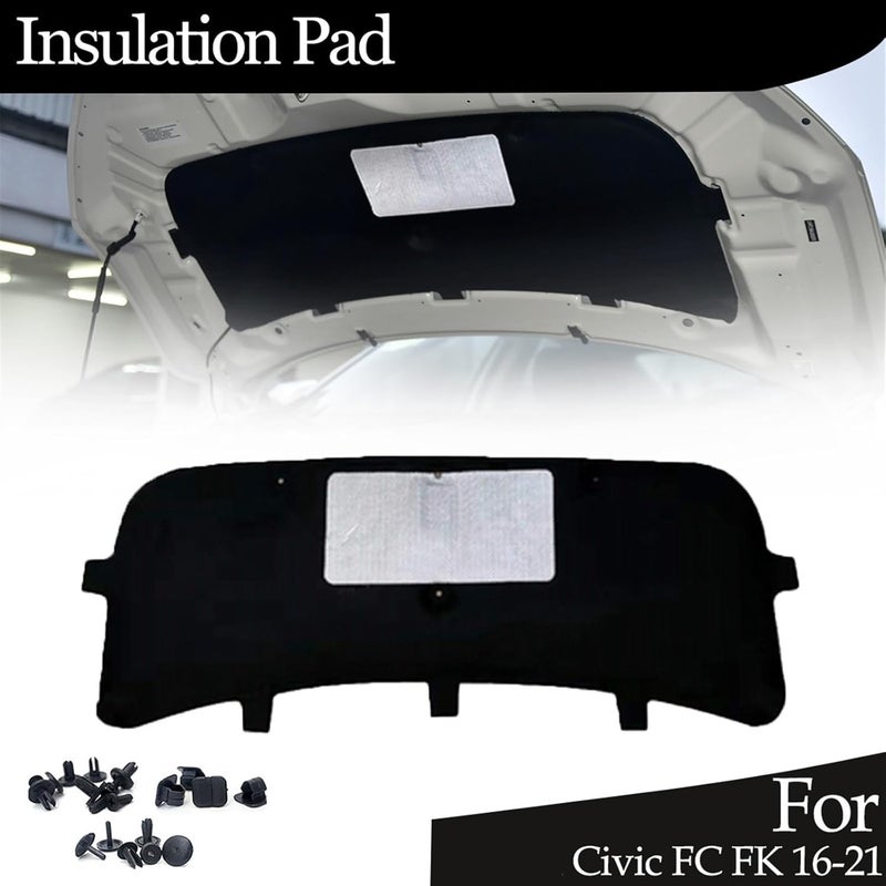 Wivplex Engine Hood Insulation Pad for Civic 2016-2021 - Image 3