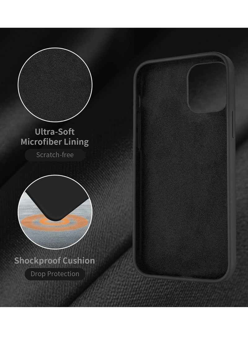 BORTONY iPhone 12 Pro Case Liquid Silicone Anti Scratch Anti Fingerprint Soft Silky Touch Shockproof Protective Cover - Image 4