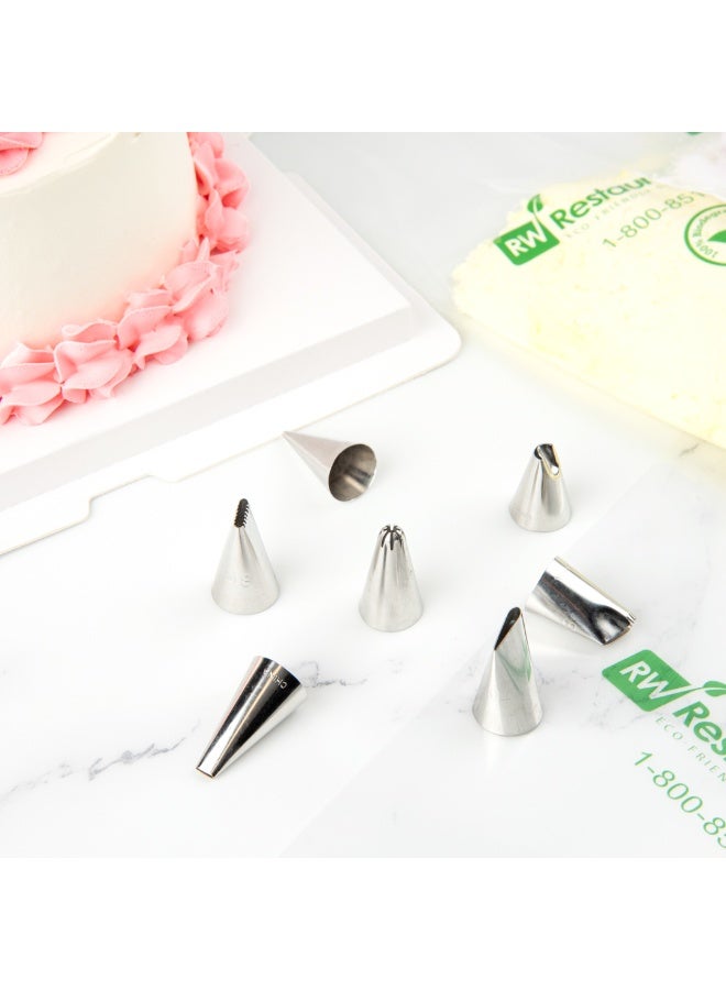Restaurantware Pastry Tek Decorating Tip Star, 1 Reusable Star Piping Tip - #30, Dent-Resistant, Stainless Steel Closed Star Tip, Dishwasher-Safe, Decorate Cupcakes, Cakes, or Cookies - Image 5