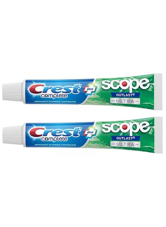 كرست معجون أسنان أوتلاست ألترا لتبييض الأسنان الكامل، 6.5 أونصة (184 جرامًا) - عبوة من قطعتين - Image 2