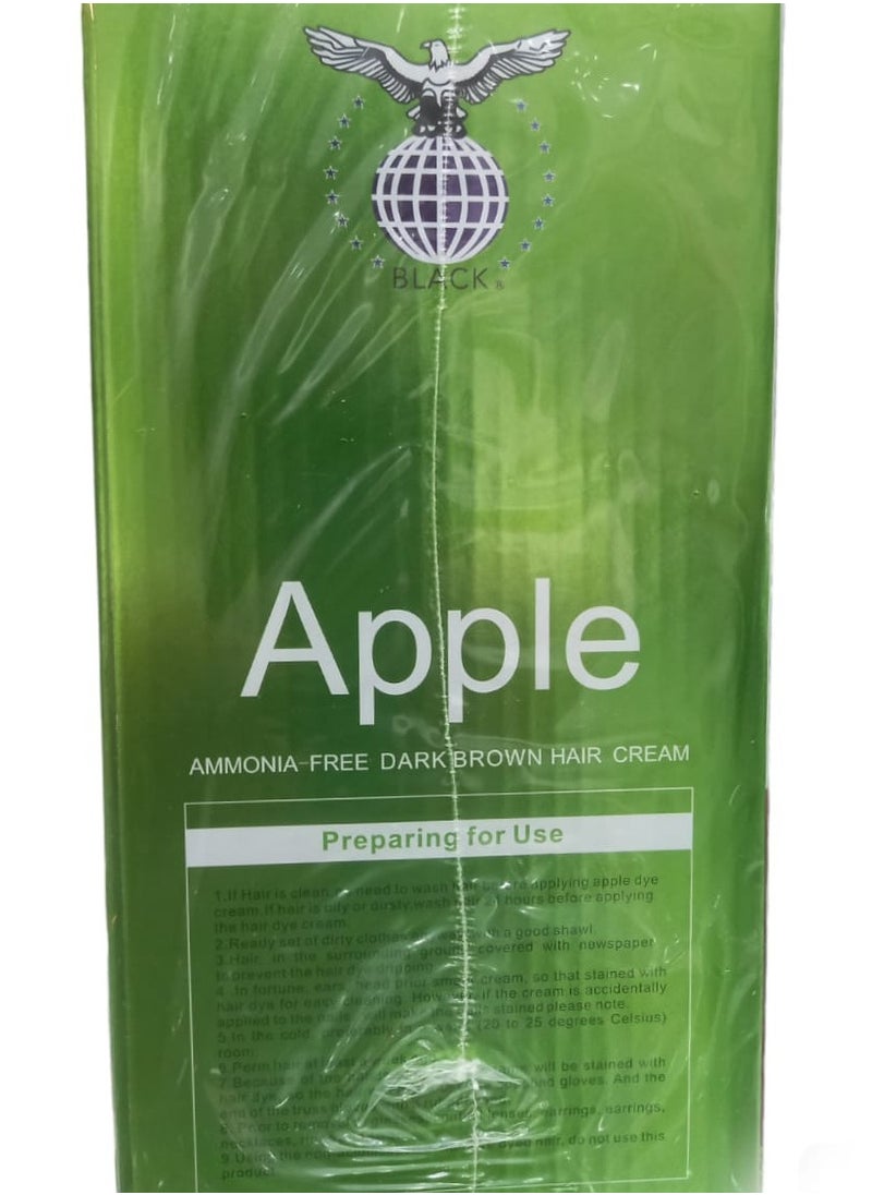 Black Ammonia Free Dark Brown Hair Cream 500+ 500  - Image 2