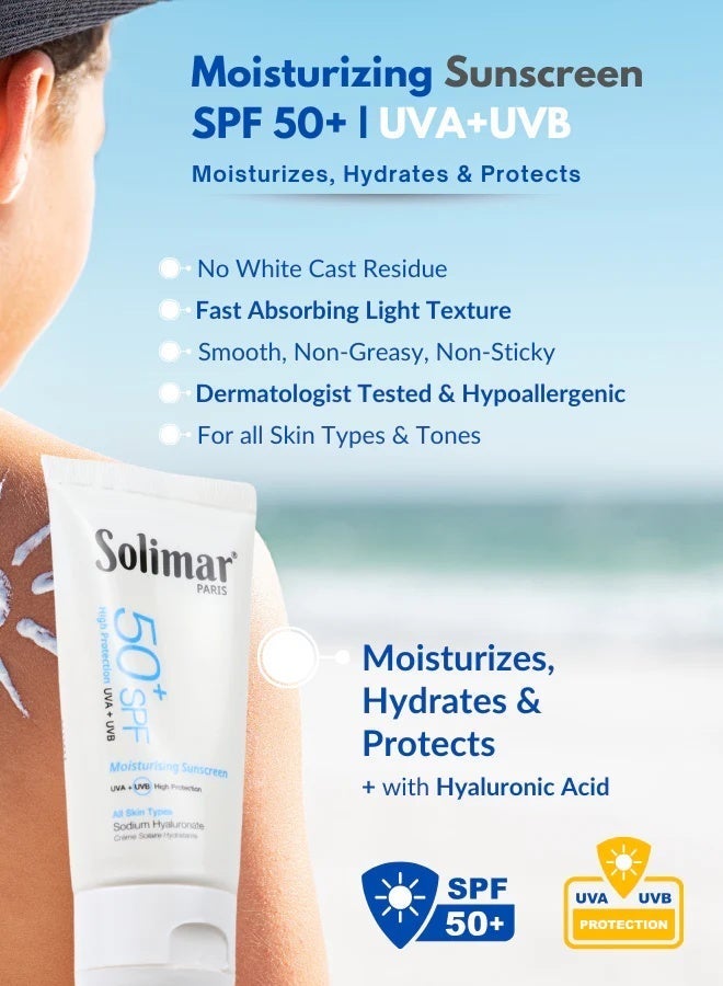 Solimar Paris Moisturising Sunscreen Spf 50+ 50 Ml - Image 3