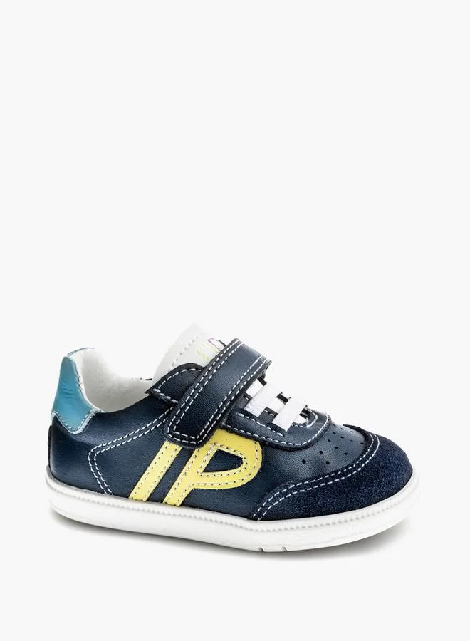 Pablosky Leather Ankle Sneakers With Hook & Loop Closure