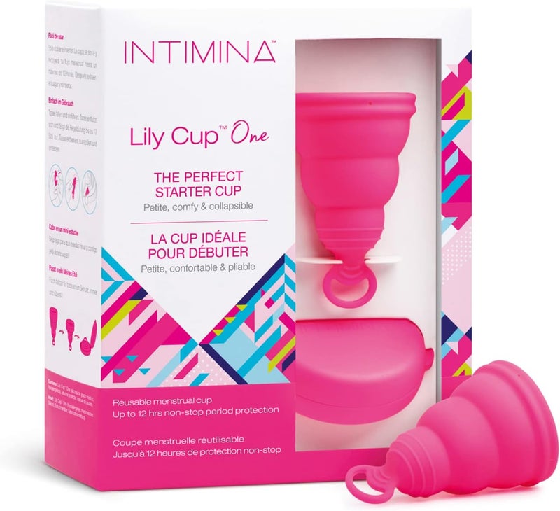 Intimina Intimina Lily Cup One - Collapsible Disposable Menstrual Cups for Beginners, Small Menstrual Cup, Period Cup for Teens
