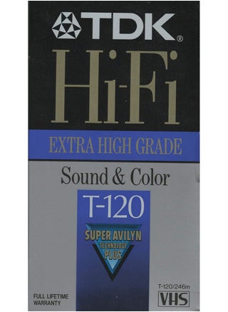 TDK T120HF Hi-Fi VHS Tape (120 Minutes) - pzsku/ZDD769A43EF4CEA8D45D0Z/45/1749476197/d6326c7b-b847-4cb7-8964-006371acbcfe