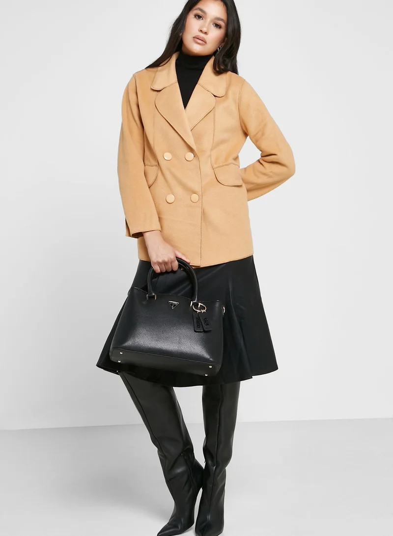 ELLA Suede Look Blazer