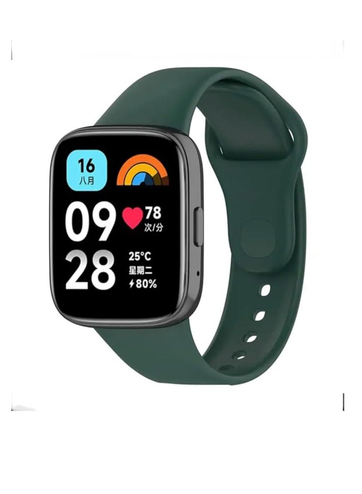 Silicone Strap Compatible with Redmi Watch 3 Active, Replacement Watch Strap, Quick Change Wristband for Redmi Watch 3 Active - Image 1