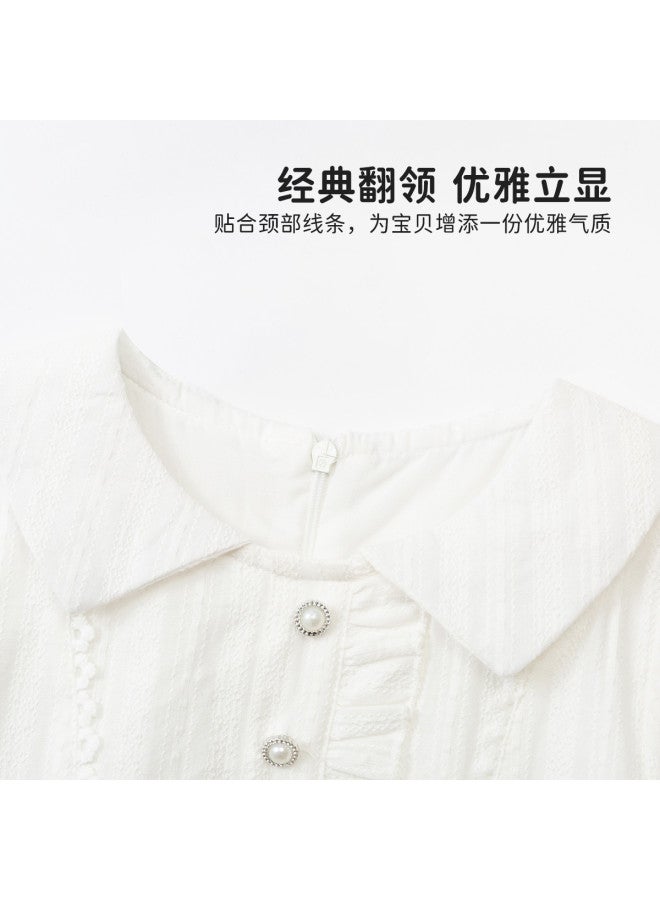 Bumblebee Girls Summer Dresses 2025 New Collection Loose Bubble Sleeve Shirt Dress For Big Girls Toddler Summer Outfits - Image 3