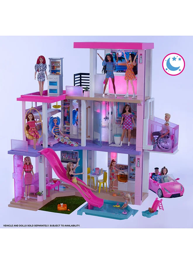 Barbie Dreamhouse (3.75-ft) Dollhouse with Pool, Slide, Elevator, Lights And Sounds