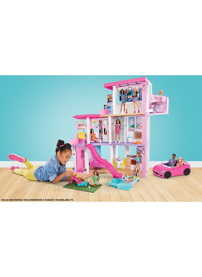 Barbie - Dreamhouse (3.75-ft) Dollhouse with Pool, Slide, Elevator, Lights And Sounds - Image 1