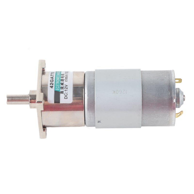 XD DC Gear Motor Low Speed 12V with Metal Gearbox Quiet - High Torque Brushless Motor with Overcurrent Protection for Robotics and Automation - Image 3