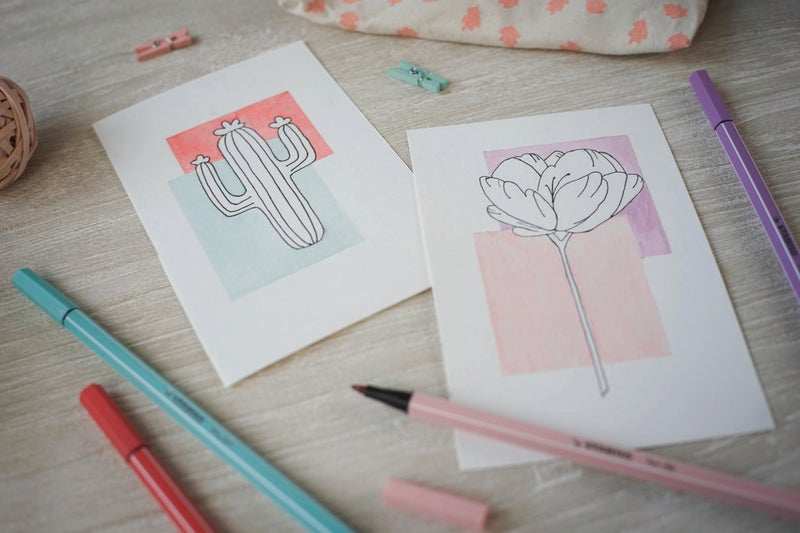 STABILO Premium Fiber-Tip Pen Pen 68 - Pack of 10 - Assorted Colors - Coloring Felt Tip Marker, Fine Point, 1mm Tip - Image 5