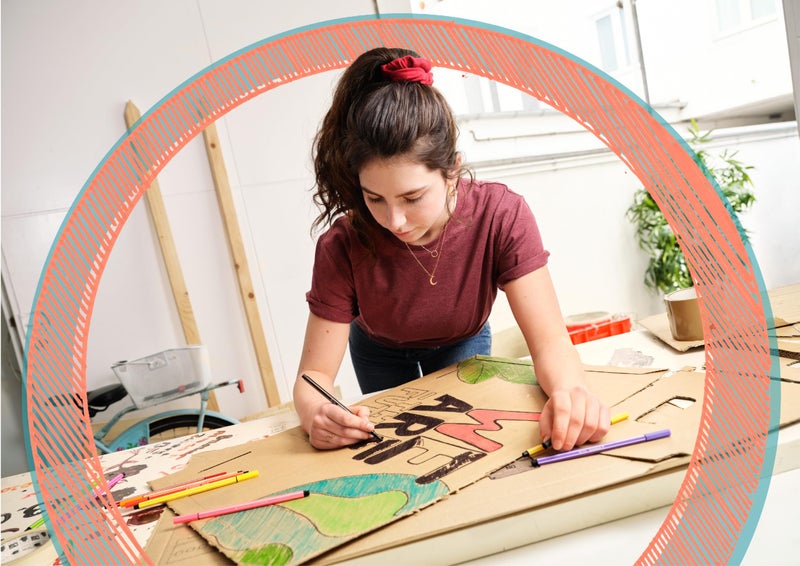 STABILO Premium Fiber-Tip Pen Pen 68 - Pack of 10 - Assorted Colors - Coloring Felt Tip Marker, Fine Point, 1mm Tip - Image 3