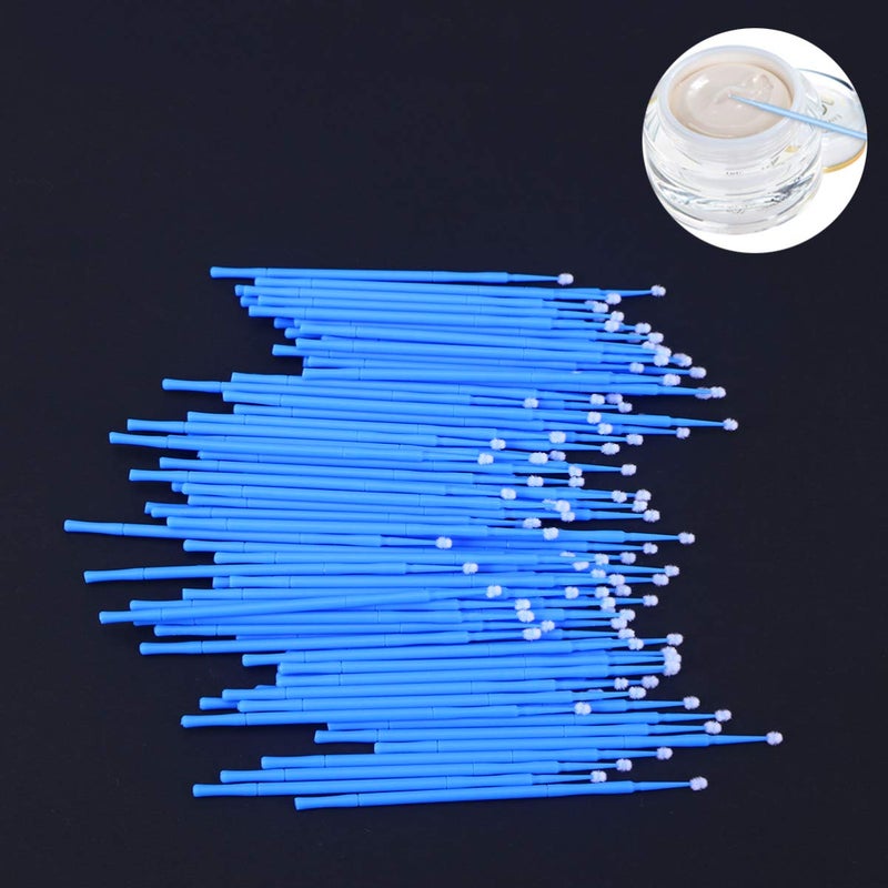Outanaya Professional Eyelash Extension Tools 100pcs Micro Applicator Brushes Disposible Cotton Swabs for Nail Art Projects - Image 4