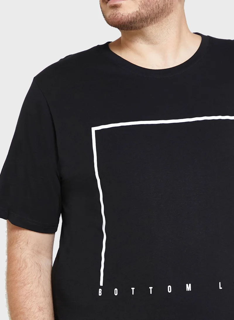 Seventy Five Plus Size Graphic T Shirt
