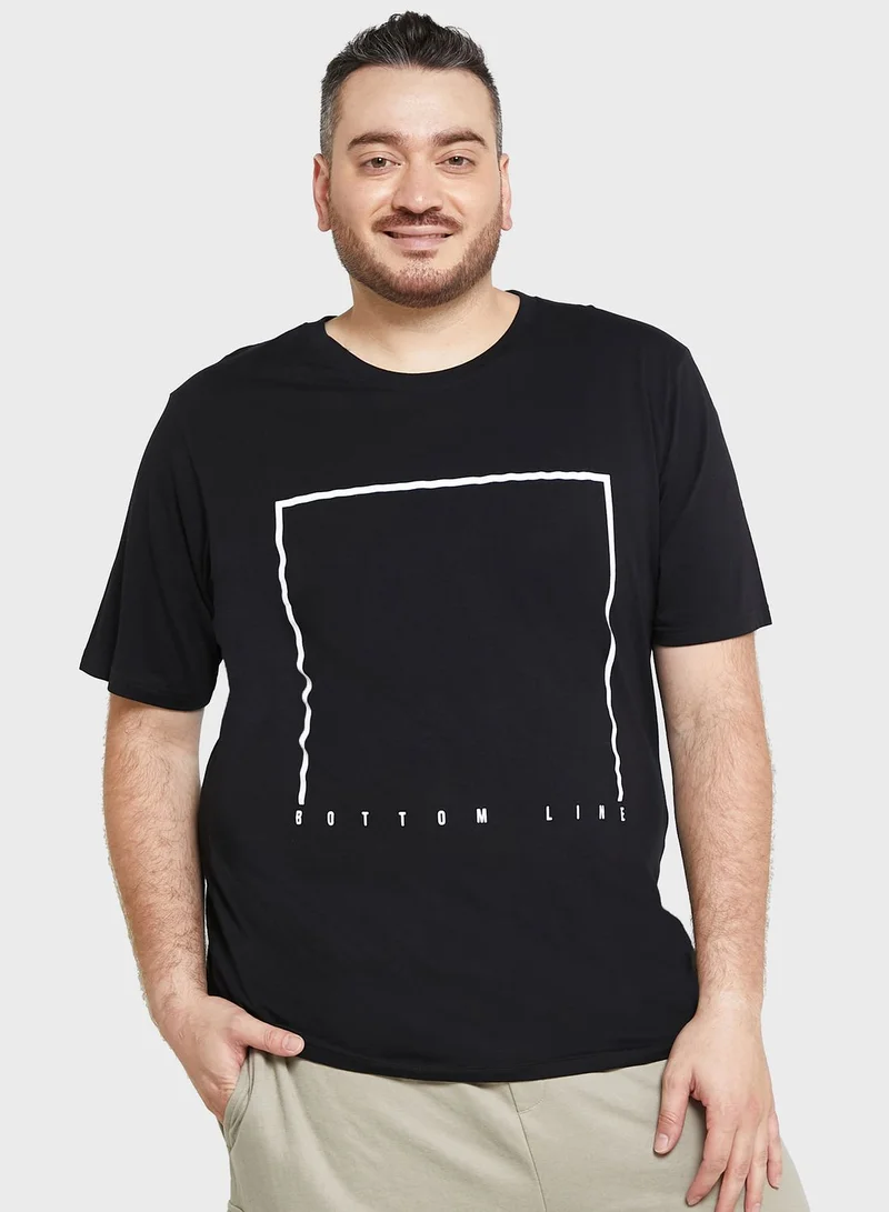 Seventy Five Plus Size Graphic T Shirt
