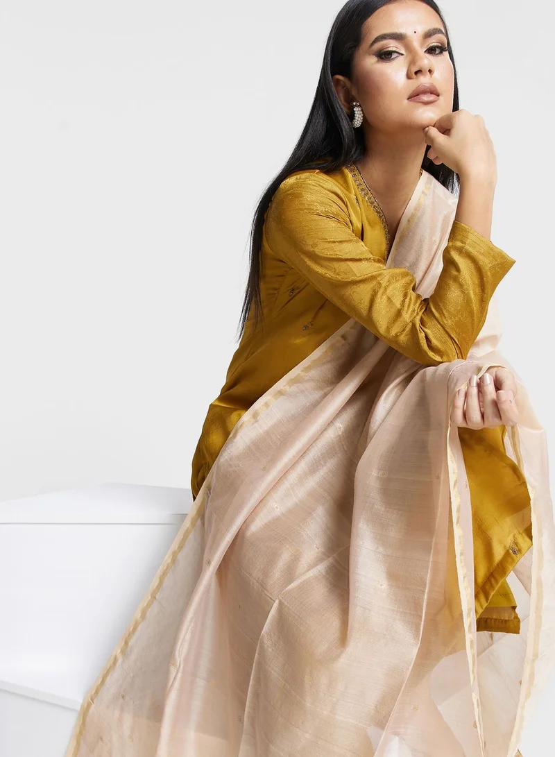 Fabindia Mesh Detail Dupatta