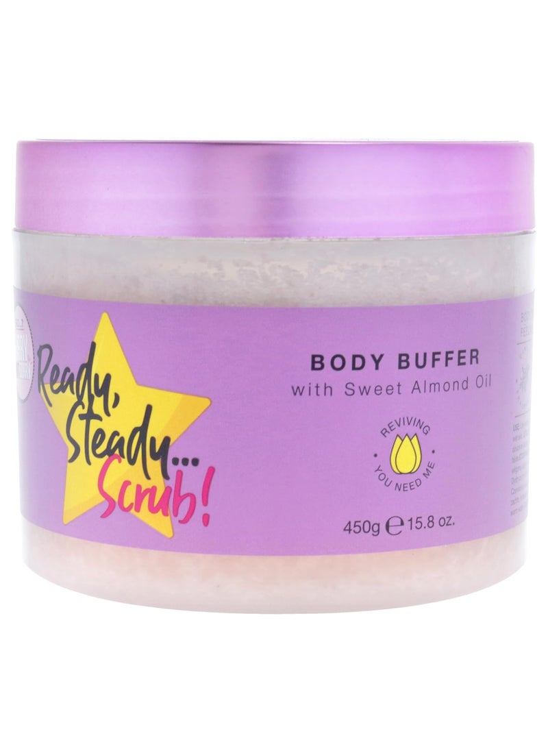 So..? Sorry Not Sorry Ready Steady Scrub Body Buffer by So for Women  158 oz Exfoliating Body Scrub  Smoothing  Hydrating Formula  Enriched with Nourishing Ingredients for Soft  - Image 1