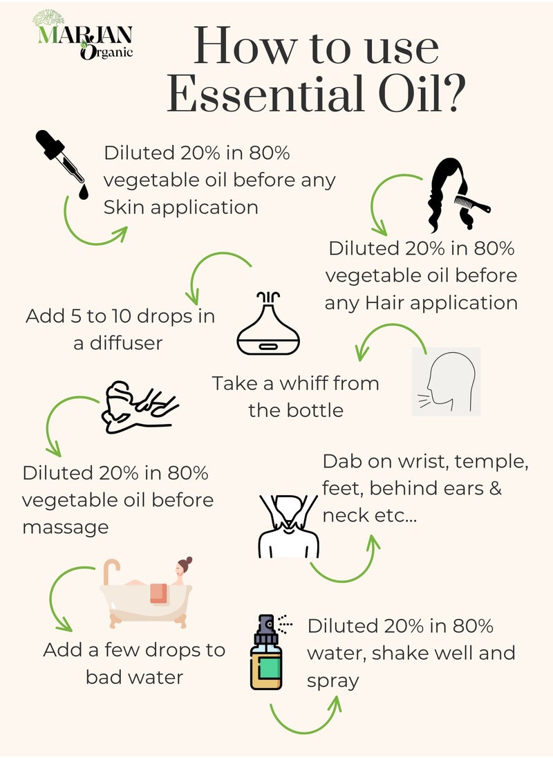 MARJAN ORGANIC Lavender Essential Oil 5ml - Certified Organic by The Soil Association  - Image 4